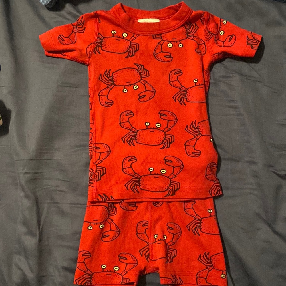 Hanna Andersson Toddler  Short John Pajamas in Organic Cotton Size 3T